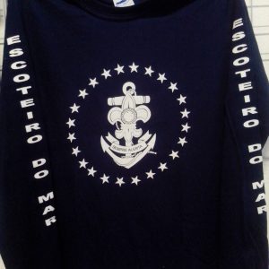 Camisa 'Escoteiros do Mar RETRÔ' Azul-MangaComprida