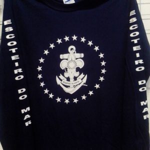 Camisa 'Escoteiros do Mar RETRÔ' Azul-MangaComprida