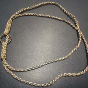 Cordão Trançado RETRÔ Prateado